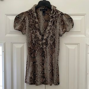 Women’s – INC blouse – snakeskin